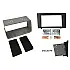 Ford Mondeo (2003-2007) ANGLED FIT Double DIN Fascia Stereo Cage Kit (GUN METAL)