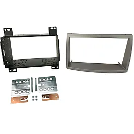 Hyundai i30 (2007-2012) Double DIN Car Stereo Fascia Cage Kit (SILVER)