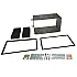 Nissan Qashqai (2007-2013) Double DIN Car Stereo Fascia Radio Cage Kit