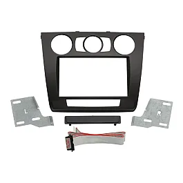BMW 1 Series E87 (2007-11) Double DIN Car Stereo Fascia Adapter (MANUAL AIR CON)