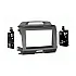 Kia Sportage (2010-2015) Double DIN Car Stereo Fascia Adapter (METALLIC SILVER)
