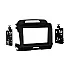 Kia Sportage (2010-2015) Double DIN Car Stereo Fascia Adapter (DARK GREY)