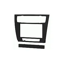 BMW 1 Series (2004-2010) Double DIN Car Stereo Fascia Adapter Panel (AUTO AIR CON)