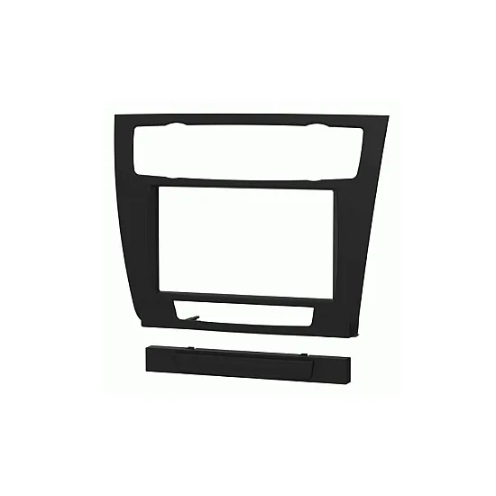BMW 1 Series (2004-2010) Double DIN Car Stereo Fascia Adapter Panel (AUTO AIR CON)