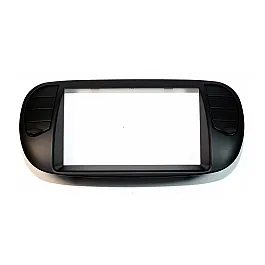 Fiat 500, 500C (2008-2015) Double DIN Car Stereo Fascia Cage Kit (MATT BLACK)