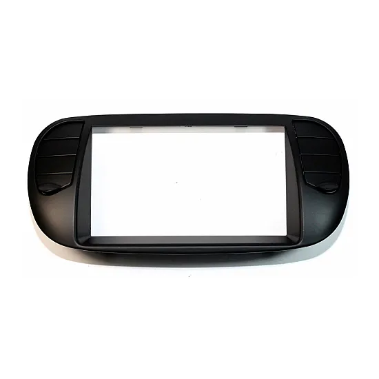 Fiat 500, 500C (2008-2015) Double DIN Car Stereo Fascia Cage Kit (MATT BLACK)