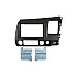 Honda Civic Hybrid (2006-2011) RHD Double DIN Car Stereo Fascia Adapter Panel