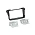 Hyundai i40 (2011 Onwards) Double DIN Fascia Adapter (WITHOUT OEM NAVIGATION) MATT BLACK