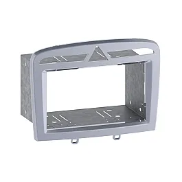 Peugeot 308, RCZ Double DIN Car Stereo Fascia Adapter Cage Kit (WARM SILVER) Peugeot 308, RCZ Double DIN Car Stereo Fascia Adapter Cage Kit (WARM SILVER)