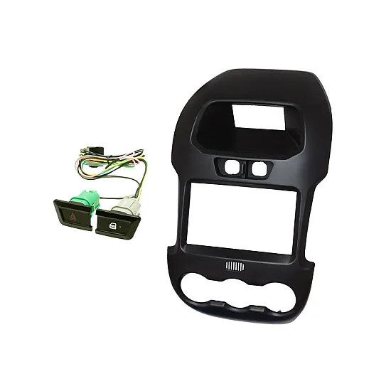 Ford Ranger (2012-2016) Double DIN Fascia Adapter with Replacement Switches