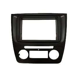 Skoda Yeti (2014 Onwards) Double DIN Car Stereo Fascia Adapter Panel (AUTO AIR CON)