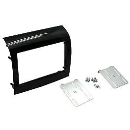 Vauxhall / Opel Movano (2022 Onwards) Double DIN Fascia Adaptor Panel (GLOSS BLACK)
