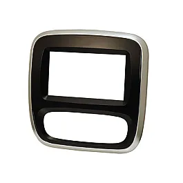 Opel Vivaro (2014-2019) Double DIN Car Stereo Fascia Adaptor Panel (BLACK/SILVER TRIM) Opel Vivaro (2014-2019) Double DIN Car Stereo Fascia Adaptor Panel (BLACK/SILVER TRIM)