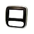 Opel Vivaro (2014-2019) Double DIN Car Stereo Fascia Adaptor Panel (BLACK/SILVER TRIM)