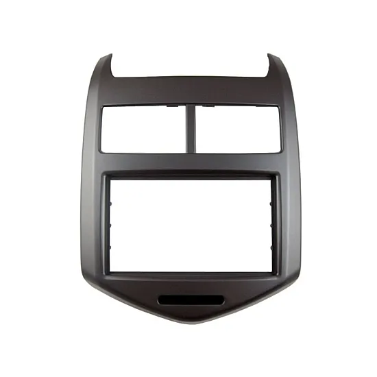 Chevrolet Aveo (2011 Onwards) Double DIN Car Stereo Fascia Adapter (METALLIC GREY) Chevrolet Aveo (2011 Onwards) Double DIN Car Stereo Fascia Adapter (METALLIC GREY)