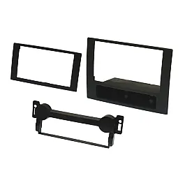 Jeep Compass, Patriot Double DIN Car Stereo Fascia Adapter Panel (MATT BLACK)