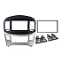 Hyundai i800, Starex, H1, iLoad Double DIN Car Stereo Fascia Adapter (MATT BLACK)