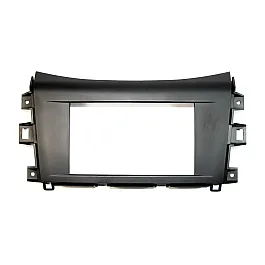 Nissan Navara (2016-2019) Double DIN Fascia Adapter Panel (MATT BLACK)