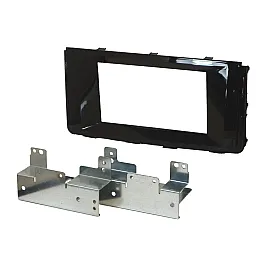 Hyundai H350 (2015 Onwards) Double DIN Car Stereo Fascia Adapter Panel (GLOSS BLACK)