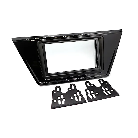 Volkswagen Touran (2015-2021) Double DIN Car Stereo Fascia Adapter Panel (GLOSS BLACK)
