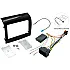 Car Stereo Fitting Kit Fiat Ducato, Citroen Relay/Jumper, Peugeot Boxer Double DIN - Gloss Black
