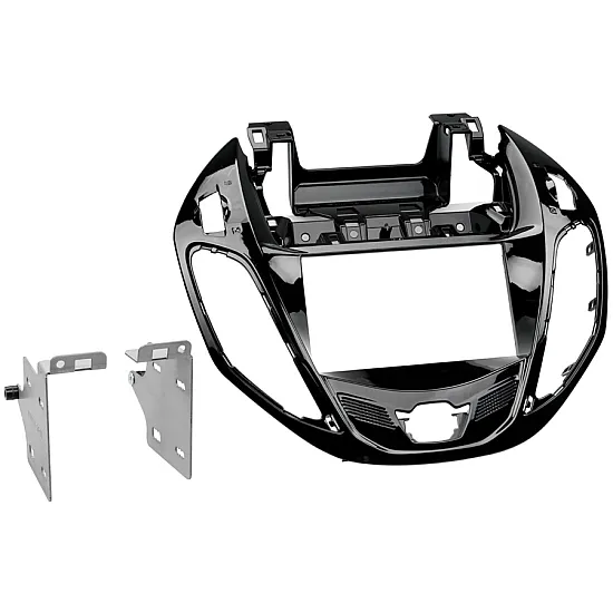 Ford B-Max / Transit Courier Double DIN Car Audio Fascia Adapter - Gloss Black Ford B-Max / Transit Courier Double DIN Car Audio Fascia Adapter - Gloss Black