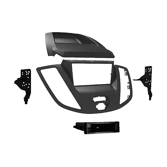 Ford Transit Single & Double DIN Car Stereo Fascia Adapter - DARK GREY Ford Transit Single & Double DIN Car Stereo Fascia Adapter - DARK GREY
