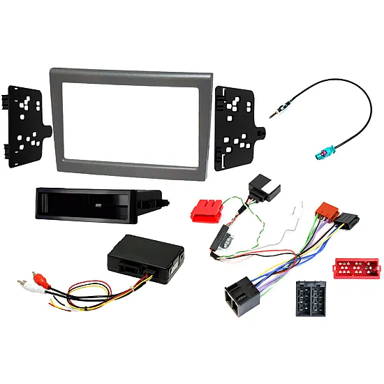 Porsche 987 / 997 Double DIN Car Stereo Installation Kit - Bose - Silver Fascia & CANbus Ignition Porsche 987 / 997 Double DIN Car Stereo Installation Kit - Bose - Silver Fascia & CANbus Ignition