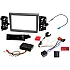 Porsche 987 / 997 Double DIN Car Stereo Installation Kit - Bose - Silver Fascia & CANbus Ignition