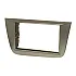 Seat Altea / Toledo Double DIN Radio Fascia Adaptor - Metallic Silver