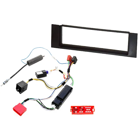 Audi A4 B6/Cabriolet Rear Amplified Single DIN Car Stereo Fitting Kit