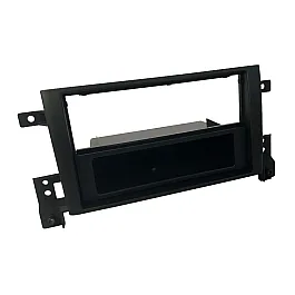 Suzuki Grand Vitara (2005-2015) Single DIN Car Stereo Fascia Adapter (MATT BLACK)