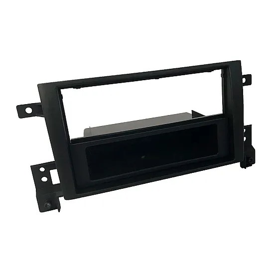 Suzuki Grand Vitara (2005-2015) Single DIN Car Stereo Fascia Adapter (MATT BLACK)