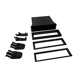 Mazda Single DIN Car Audio Pocket Fascia Trim Kit (MATT BLACK)