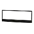 Skoda Fabia (1999-2003) Single DIN Car Sterep Fascia Adapter Panel (MATT BLACK)