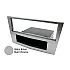 Vauxhall / Opel Single DIN Car Stereo Fascia Adapter SHINY SILVER