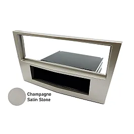 Vauxhall / Opel Single DIN Car Stereo Fascia Adapter (CHAMPAGNE BEIGE/ SATIN STONE)