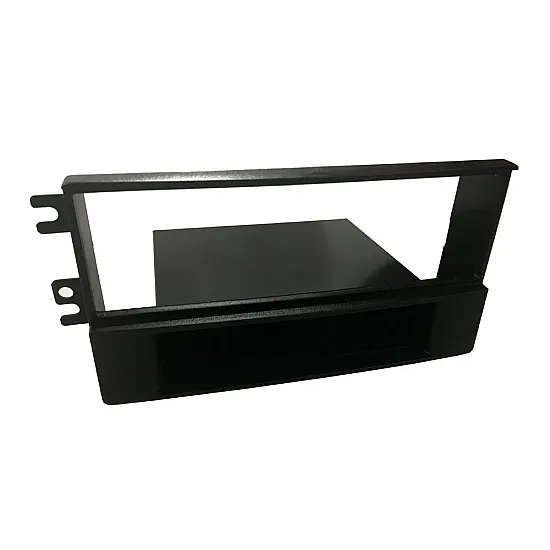 Kia Carens (2006-2013) Single DIN Car Stereo Fascia Adapter Panel (MATT BLACK)