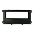 Ford (6000CD OVAL) Single Din Car Stereo Fascia Without Pocket (BLACK)