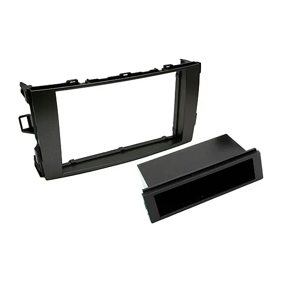 Toyota Auris (2007-2012) Single / Double DIN Car Stereo Fascia Adapter (MATT BLACK)