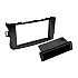 Toyota Auris (2007-2012) Single / Double DIN Car Stereo Fascia Adapter (MATT BLACK)