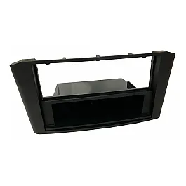 Toyota Avensis (2004-2008) Single/Double DIN Car Stereo Fascia Adapter (MATT BLACK)