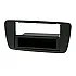 Seat Ibiza (2008-2014) Double / Single DIN Car Stereo Fascia Adapter Panel (METALLIC BLACK)