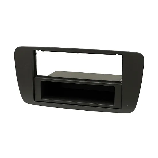 Seat Ibiza (2008-2014) Double / Single DIN Car Stereo Fascia Adapter Panel (MATT BLACK)