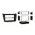 Mazda 3 (2009-2013) Single/Double DIN Car Stereo Fascia Adapter (MATT BLACK)