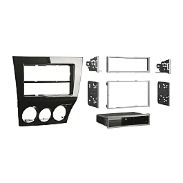 Mazda RX8 (2009-2011) Single/Double DIN Car Stereo Fascia Panel (GLOSS BLACK)