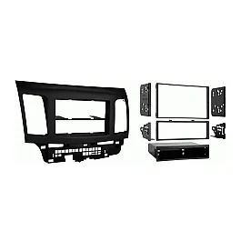 Mitsubishi Lancer, Evo 2008-2017 Single / Double DIN Car Stereo Fascia Adapter Panel