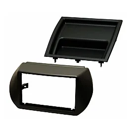 Peugeot Bipper (2009-2017) Single / Double DIN Car Stereo Fascia Adapter (MATT BLACK)