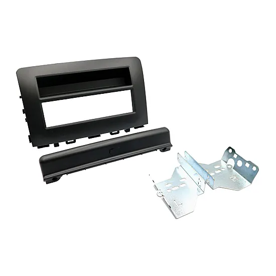 Kia Rio (2017 Onwards) Single DIN Car Stereo Fascia Adapter Panel (MATT BLACK)