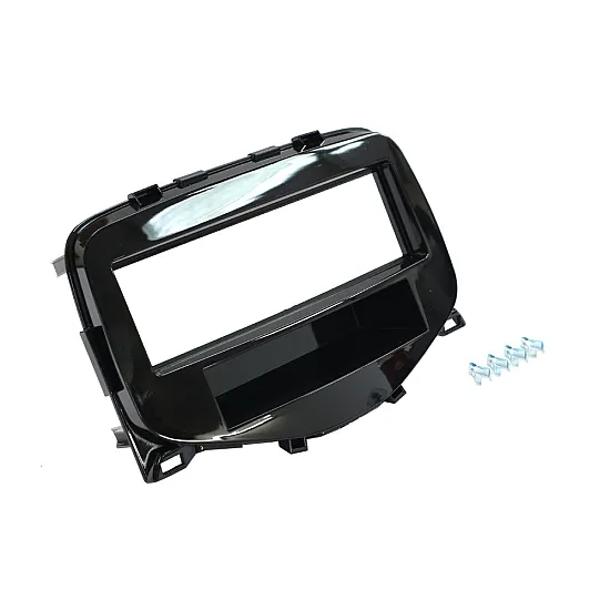 Toyota Aygo (2014-2022) Single DIN Car Stereo Fascia Adapter (PIANO BLACK)